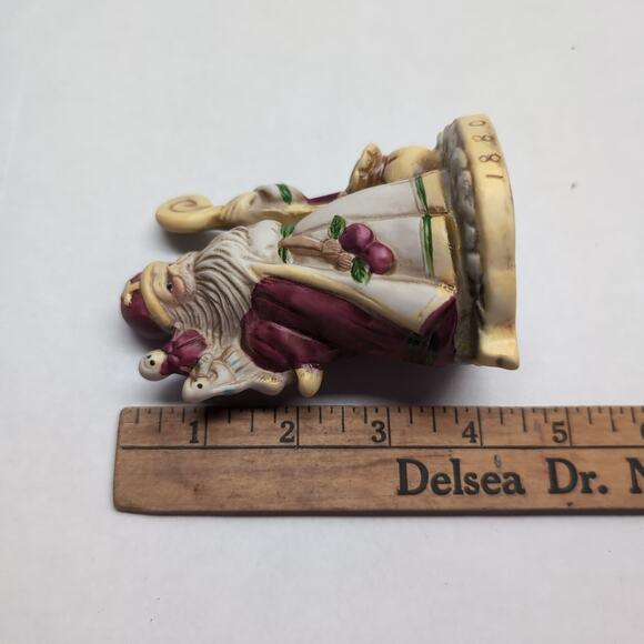 Santa Through the Years 1880 St Nicholas Porcelain Figurine With Box RSVP 1990 - Picture 7 of 7